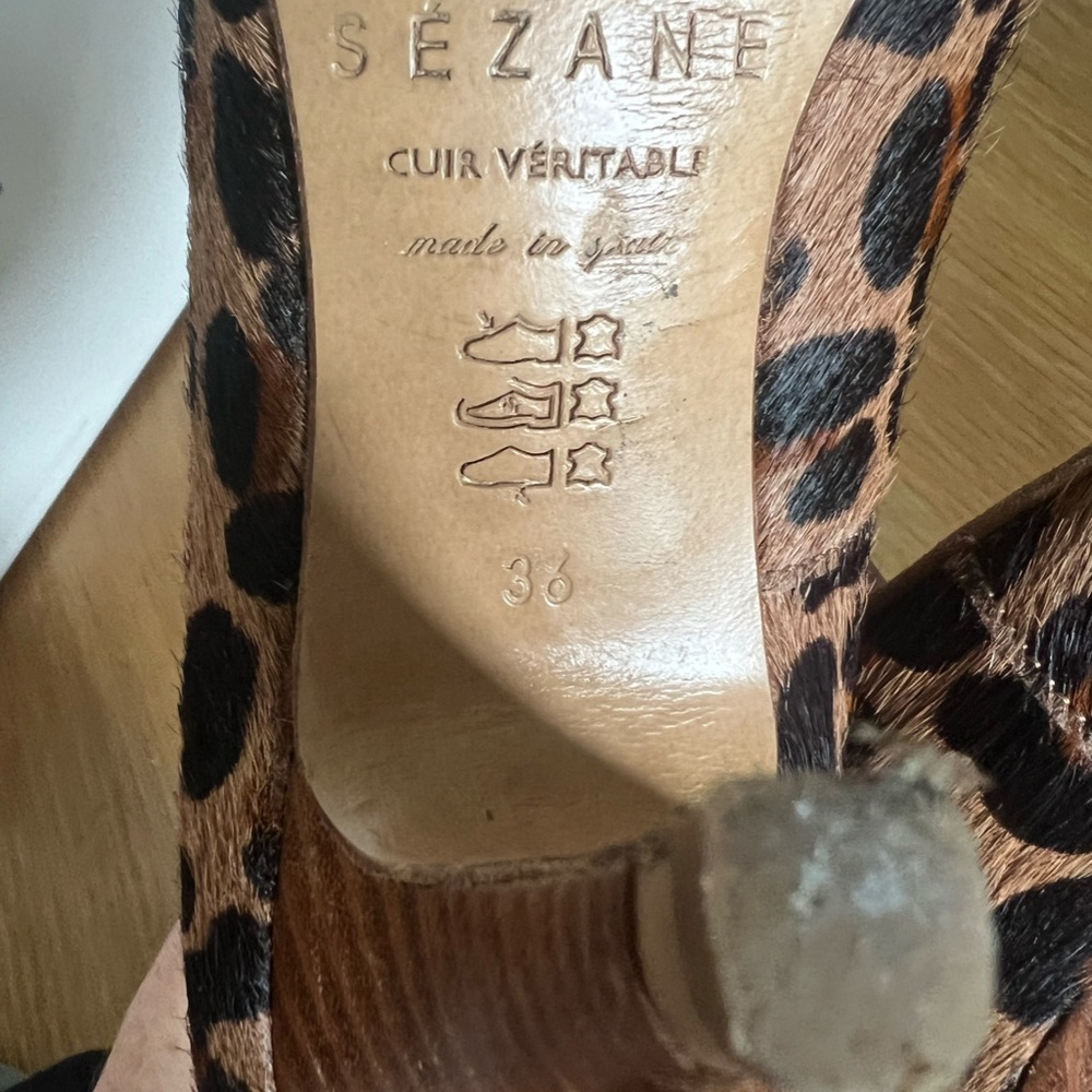 Sezane Leopard Pumps - Size 36 ( US 6 ) - Picture 5 of 5